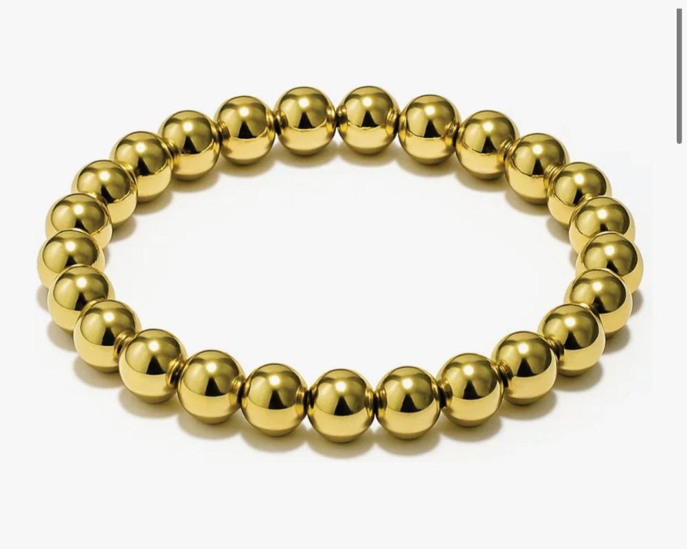 ⁠Golden pyrite Bracelet